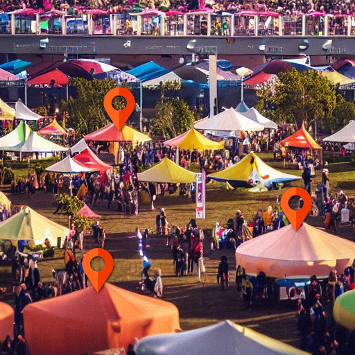 Venue Locations and Gig Guides at Festivals and Events